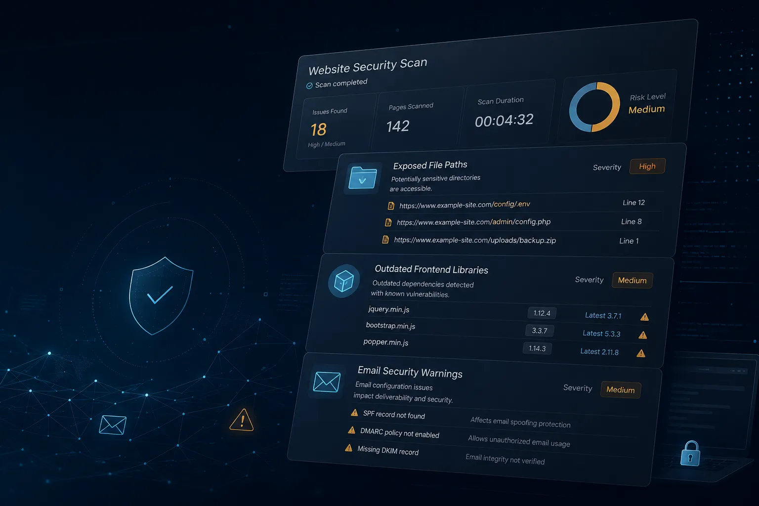 What 10 Public Website Scans Revealed About Real-World Security Gaps